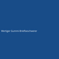 Wertiger Gummi-Briefbeschwerer