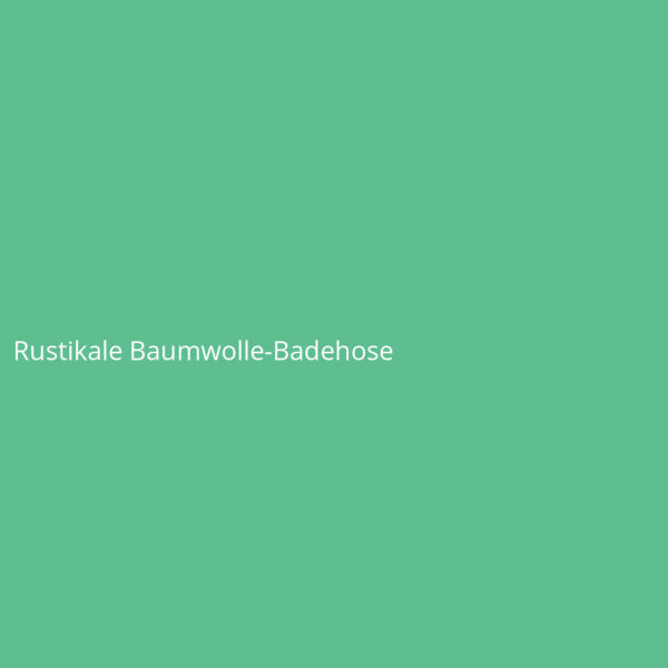 Rustikale Baumwolle-Badehose
