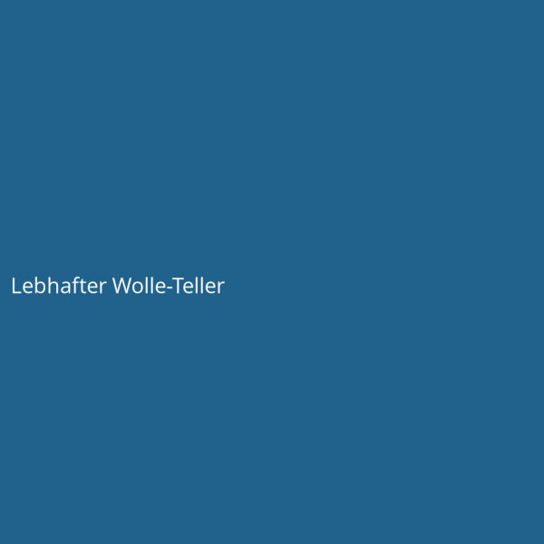 Lebhafter Wolle-Teller