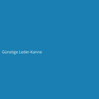 Günstige Leder-Kanne