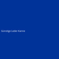 Günstige Leder-Kanne