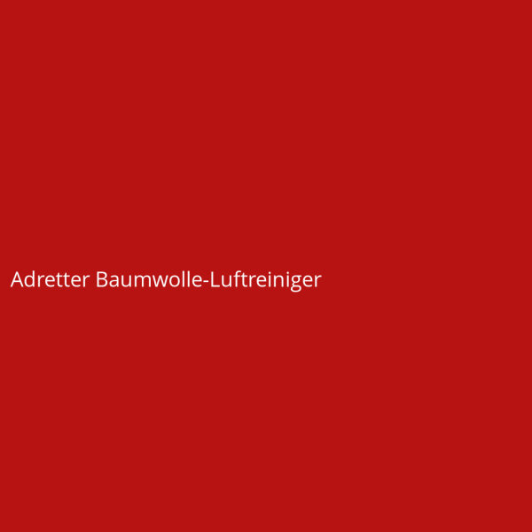 Adretter Baumwolle-Luftreiniger