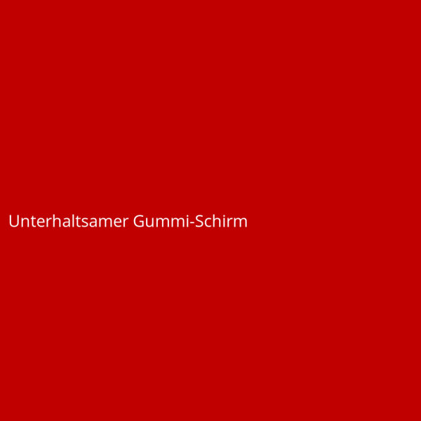 Unterhaltsamer Gummi-Schirm
