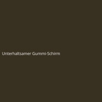 Unterhaltsamer Gummi-Schirm