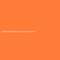 Unterhaltsamer Gummi-Schirm