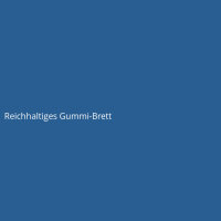 Reichhaltiges Gummi-Brett